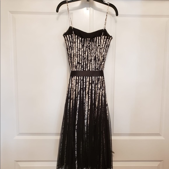 Black white midi dress - Picture 2 of 2